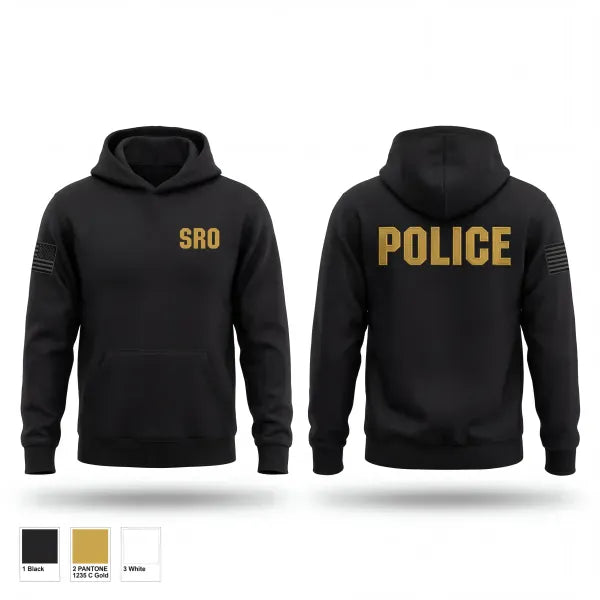 Hoodie, School Resource Officer, Police, Teamtime, Team time, sublimation, custom sports apparel, team uniforms, spirit wear, spiritwear, sports uniforms, custom shirts, team store, custom team store, fundraiser sports, apparel fundraiser