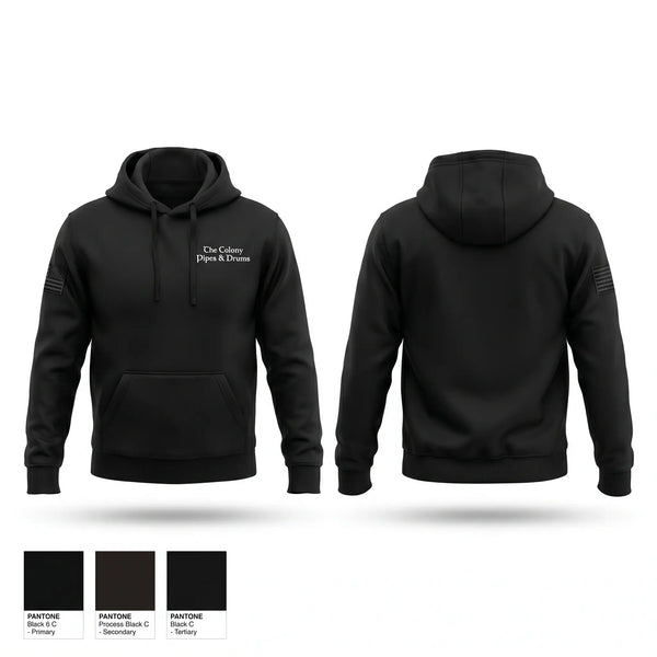 Hoodie, The Colony Pipes & Drums, Fire Department, Teamtime, Team time, sublimation, custom sports apparel, team uniforms, spirit wear, spiritwear, sports uniforms, custom shirts, team store, custom team store, fundraiser sports, apparel fundraiser