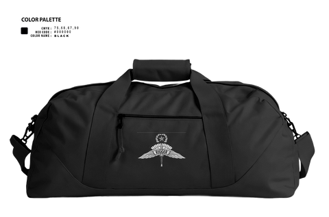 Duffle Bag, Military Free fall school, Army, Teamtime, Team time, sublimation, custom sports apparel, team uniforms, spirit wear, spiritwear, sports uniforms, custom shirts, team store, custom team store, fundraiser sports, apparel fundraiser