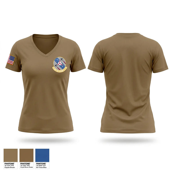 Womens Short Sleeve Vneck Shirt, Smokey Hill Composite Squadron, Air Force, Teamtime, Team time, sublimation, custom sports apparel, team uniforms, spirit wear, spiritwear, sports uniforms, custom shirts, team store, custom team store, fundraiser sports, apparel fundraiser