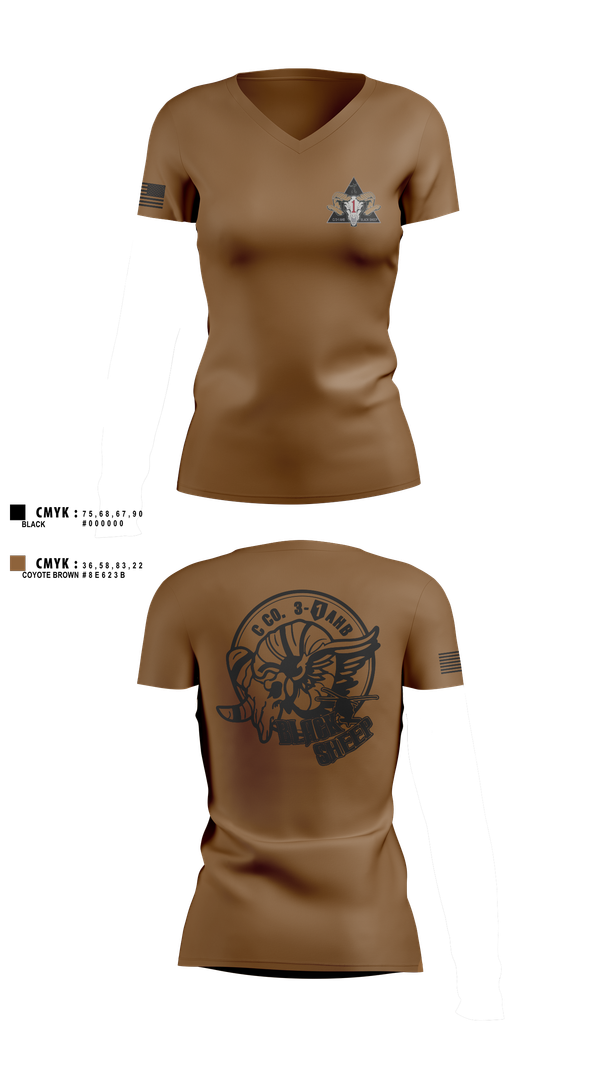 Womens Short Sleeve Vneck Shirt, C-Co, 3-1 AHB, 1ID, , Teamtime, Team time, sublimation, custom sports apparel, team uniforms, spirit wear, spiritwear, sports uniforms, custom shirts, team store, custom team store, fundraiser sports, apparel fundraiser