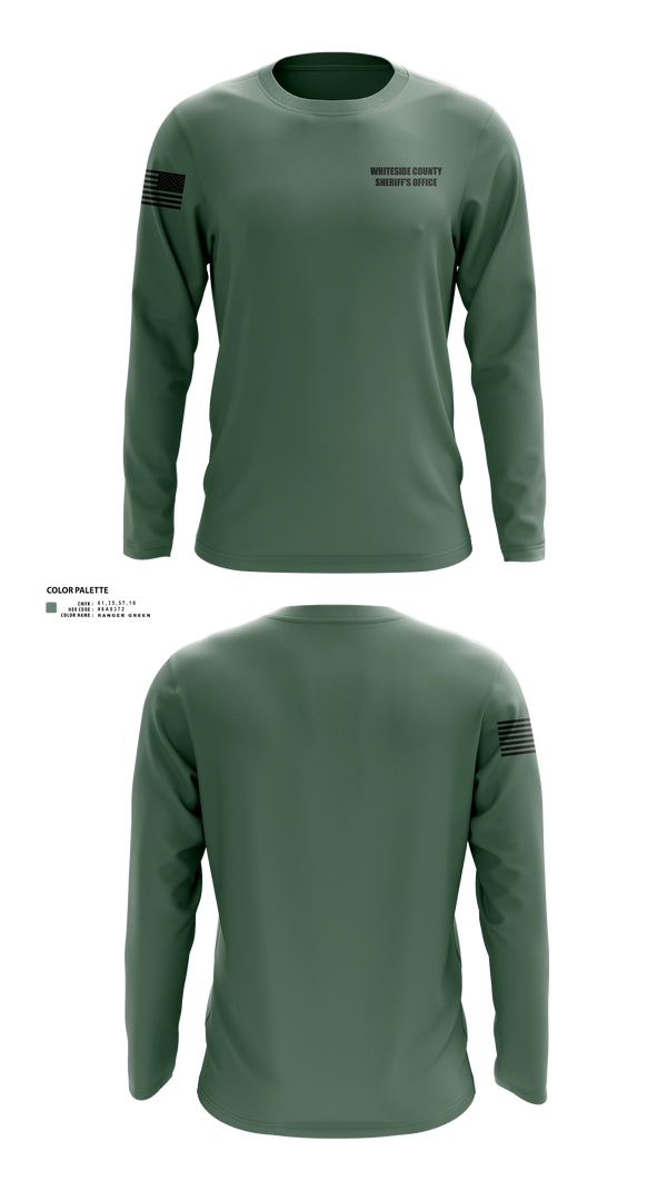 Long Sleeve Performance Shirt, Whiteside County Sheriff's Office, Police, Teamtime, Team time, sublimation, custom sports apparel, team uniforms, spirit wear, spiritwear, sports uniforms, custom shirts, team store, custom team store, fundraiser sports, apparel fundraiser