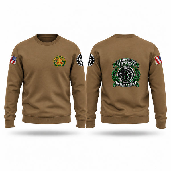 Crew Neck Sweatshirt, 1775th MP Co, National Guard, Teamtime, Team time, sublimation, custom sports apparel, team uniforms, spirit wear, spiritwear, sports uniforms, custom shirts, team store, custom team store, fundraiser sports, apparel fundraiser