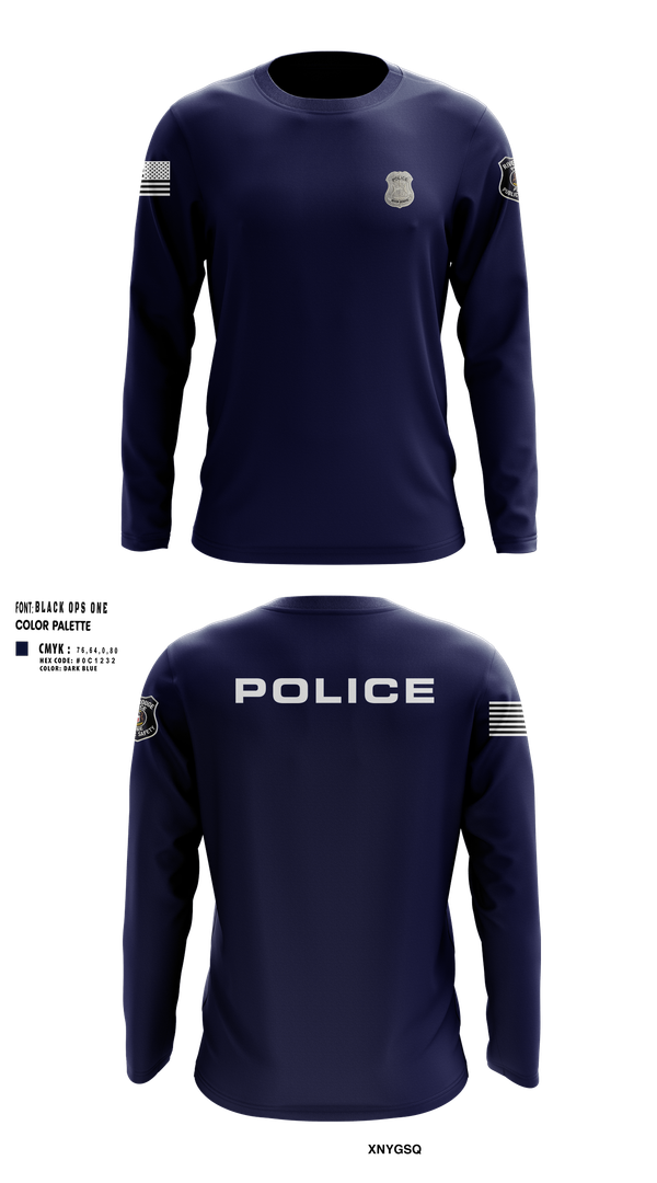 Long Sleeve Performance Shirt, RRPD, Police, Teamtime, Team time, sublimation, custom sports apparel, team uniforms, spirit wear, spiritwear, sports uniforms, custom shirts, team store, custom team store, fundraiser sports, apparel fundraiser