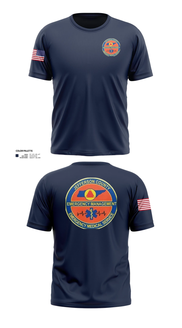 Short Sleeve Performance Shirt, JEFFERSON COUNTY EMS, EMS/EMT, Teamtime, Team time, sublimation, custom sports apparel, team uniforms, spirit wear, spiritwear, sports uniforms, custom shirts, team store, custom team store, fundraiser sports, apparel fundraiser