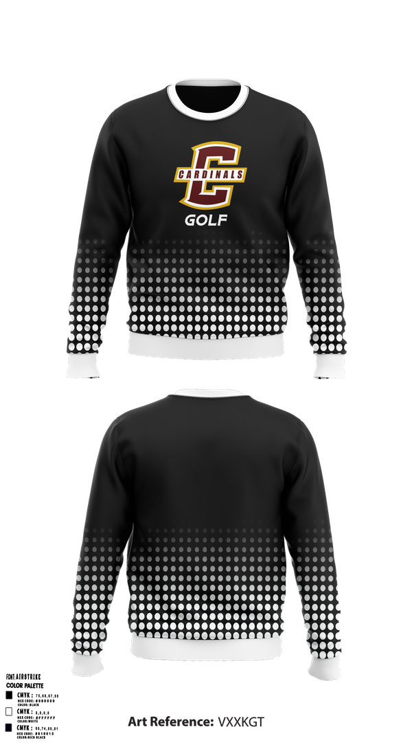 Crew Neck Sweatshirt, Joseph Case Golf, Golf, Teamtime, Team time, sublimation, custom sports apparel, team uniforms, spirit wear, spiritwear, sports uniforms, custom shirts, team store, custom team store, fundraiser sports, apparel fundraiser