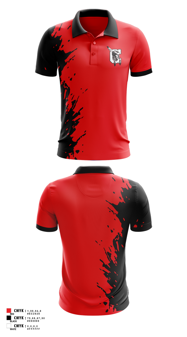 Short Sleeve Performance Polo, Cheyenne Central, , Teamtime, Team time, sublimation, custom sports apparel, team uniforms, spirit wear, spiritwear, sports uniforms, custom shirts, team store, custom team store, fundraiser sports, apparel fundraiser