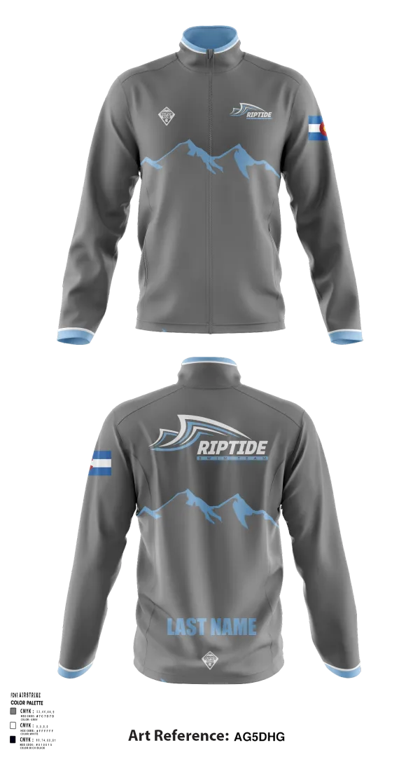 Fleece Jacket, Riptide Swim Team, Swimming, Teamtime, Team time, sublimation, custom sports apparel, team uniforms, spirit wear, spiritwear, sports uniforms, custom shirts, team store, custom team store, fundraiser sports, apparel fundraiser