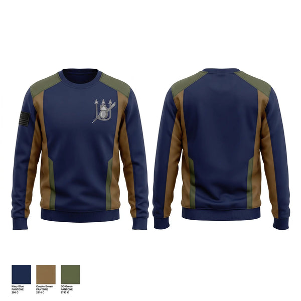 Crew Neck Sweatshirt, Keepers of the false dawn, Navy, Teamtime, Team time, sublimation, custom sports apparel, team uniforms, spirit wear, spiritwear, sports uniforms, custom shirts, team store, custom team store, fundraiser sports, apparel fundraiser