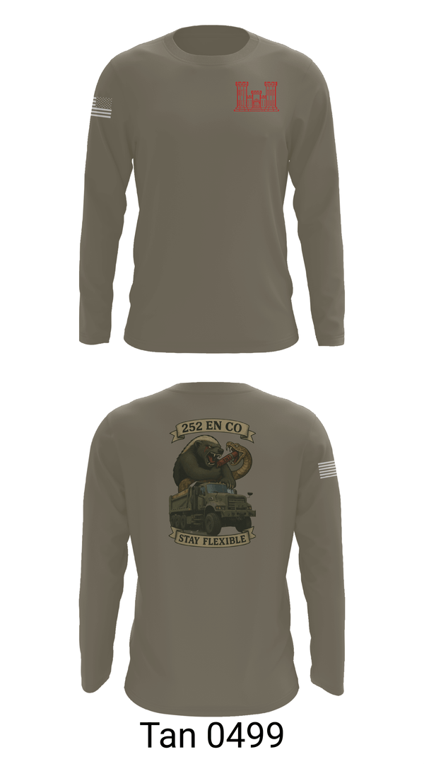 Long Sleeve Performance Shirt, 252 EN CO, National Guard, Teamtime, Team time, sublimation, custom sports apparel, team uniforms, spirit wear, spiritwear, sports uniforms, custom shirts, team store, custom team store, fundraiser sports, apparel fundraiser