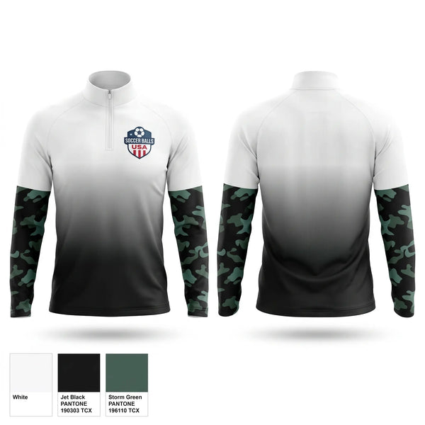 Quarter Zip Jacket, The Soccer Shop USA, Men's Soccer, Teamtime, Team time, sublimation, custom sports apparel, team uniforms, spirit wear, spiritwear, sports uniforms, custom shirts, team store, custom team store, fundraiser sports, apparel fundraiser