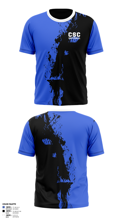 Short Sleeve Performance Shirt, CSC Softball, Softball, Teamtime, Team time, sublimation, custom sports apparel, team uniforms, spirit wear, spiritwear, sports uniforms, custom shirts, team store, custom team store, fundraiser sports, apparel fundraiser