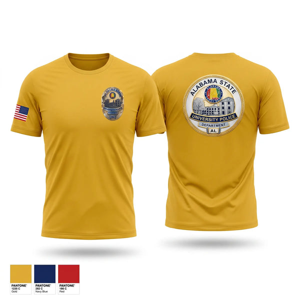 Short Sleeve Performance Shirt, Alabama State University Police Department, Police, Teamtime, Team time, sublimation, custom sports apparel, team uniforms, spirit wear, spiritwear, sports uniforms, custom shirts, team store, custom team store, fundraiser sports, apparel fundraiser