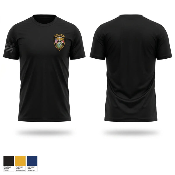 Short Sleeve Performance Shirt, Fairmont Police Department, Police, Teamtime, Team time, sublimation, custom sports apparel, team uniforms, spirit wear, spiritwear, sports uniforms, custom shirts, team store, custom team store, fundraiser sports, apparel fundraiser