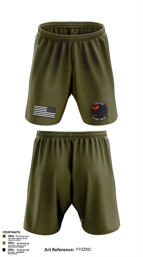 Athletic Shorts With Pockets, 118th CES, Air Force, Teamtime, Team time, sublimation, custom sports apparel, team uniforms, spirit wear, spiritwear, sports uniforms, custom shirts, team store, custom team store, fundraiser sports, apparel fundraiser