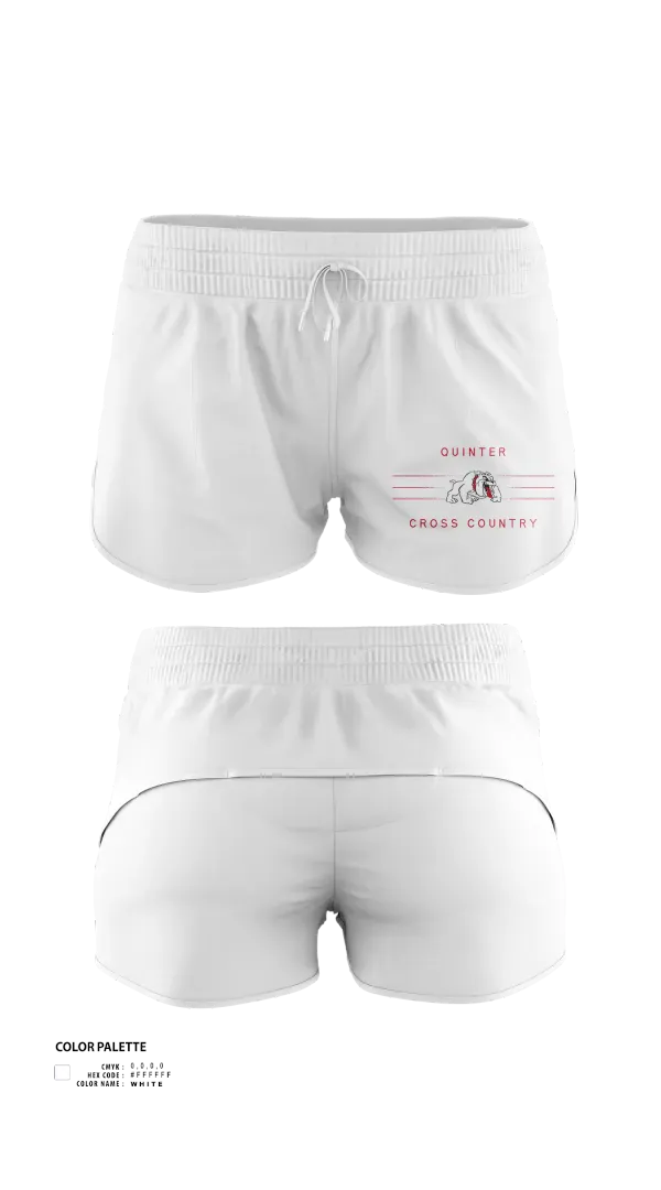 Track Shorts, Quinter Bulldogs, Cross Country, Teamtime, Team time, sublimation, custom sports apparel, team uniforms, spirit wear, spiritwear, sports uniforms, custom shirts, team store, custom team store, fundraiser sports, apparel fundraiser