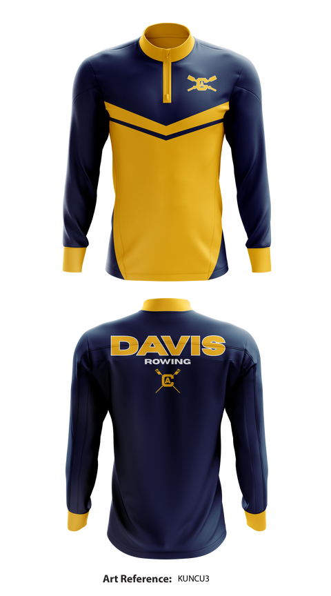 Quarter Zip Jacket, UCD Men’s Crew, Spirit Store, Teamtime, Team time, sublimation, custom sports apparel, team uniforms, spirit wear, spiritwear, sports uniforms, custom shirts, team store, custom team store, fundraiser sports, apparel fundraiser