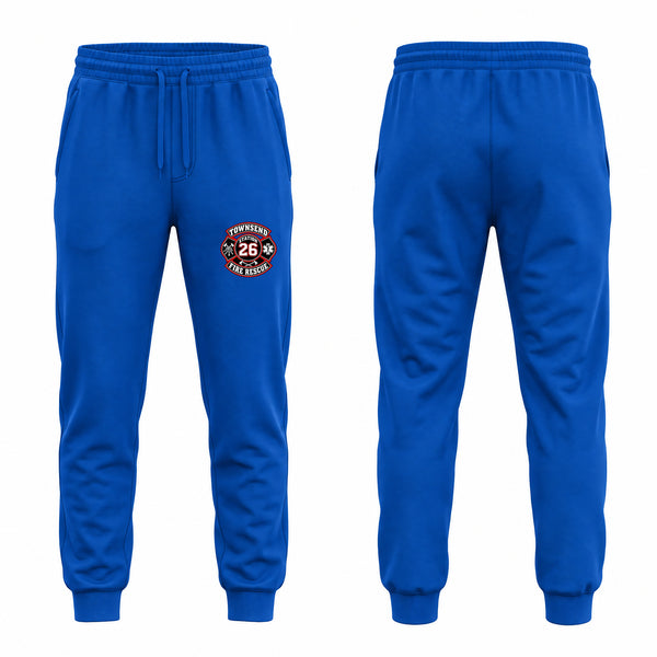 Sweatpants, Townsend, Fire Department, Teamtime, Team time, sublimation, custom sports apparel, team uniforms, spirit wear, spiritwear, sports uniforms, custom shirts, team store, custom team store, fundraiser sports, apparel fundraiser
