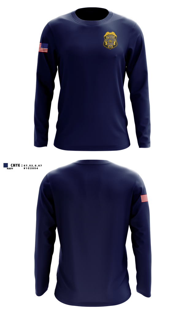 Long Sleeve Performance Shirt, Department of public safety, Police, Teamtime, Team time, sublimation, custom sports apparel, team uniforms, spirit wear, spiritwear, sports uniforms, custom shirts, team store, custom team store, fundraiser sports, apparel fundraiser