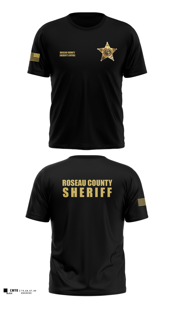 Short Sleeve Performance Shirt, Roseau County Sheriff’s Office, Police, Teamtime, Team time, sublimation, custom sports apparel, team uniforms, spirit wear, spiritwear, sports uniforms, custom shirts, team store, custom team store, fundraiser sports, apparel fundraiser