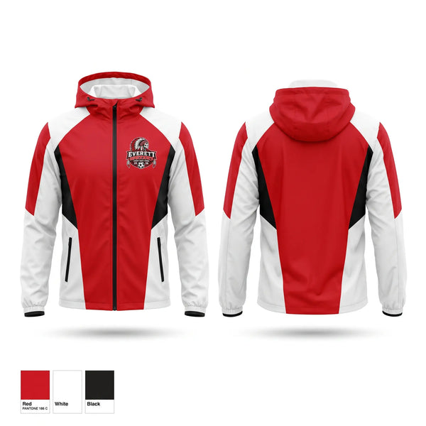 Windbreaker, Warriors, Men's Soccer, Teamtime, Team time, sublimation, custom sports apparel, team uniforms, spirit wear, spiritwear, sports uniforms, custom shirts, team store, custom team store, fundraiser sports, apparel fundraiser