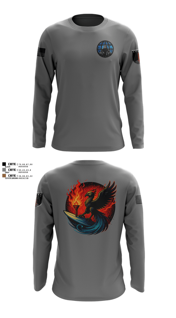 Long Sleeve Performance Shirt, Phoenix Company, , Teamtime, Team time, sublimation, custom sports apparel, team uniforms, spirit wear, spiritwear, sports uniforms, custom shirts, team store, custom team store, fundraiser sports, apparel fundraiser