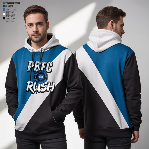 Hoodie, PBFC Rush, Spirit Store, Teamtime, Team time, sublimation, custom sports apparel, team uniforms, spirit wear, spiritwear, sports uniforms, custom shirts, team store, custom team store, fundraiser sports, apparel fundraiser