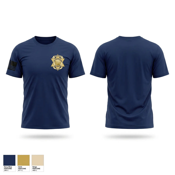 Old School Cotton Feel Shirt, Porterville College Police Academy, Police, Teamtime, Team time, sublimation, custom sports apparel, team uniforms, spirit wear, spiritwear, sports uniforms, custom shirts, team store, custom team store, fundraiser sports, apparel fundraiser