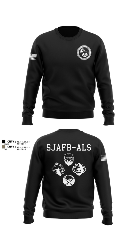 Crew Neck Sweatshirt, SJAFB ALS, , Teamtime, Team time, sublimation, custom sports apparel, team uniforms, spirit wear, spiritwear, sports uniforms, custom shirts, team store, custom team store, fundraiser sports, apparel fundraiser