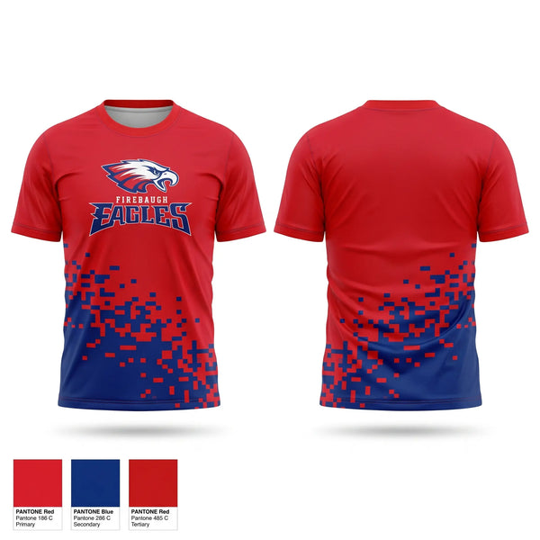 Soft Poly Tee Cotton Like Feel, Firebaugh eagles, Softball, Teamtime, Team time, sublimation, custom sports apparel, team uniforms, spirit wear, spiritwear, sports uniforms, custom shirts, team store, custom team store, fundraiser sports, apparel fundraiser