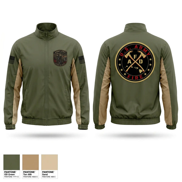 Windbreaker, ARMY FIRE, Fire Department, Teamtime, Team time, sublimation, custom sports apparel, team uniforms, spirit wear, spiritwear, sports uniforms, custom shirts, team store, custom team store, fundraiser sports, apparel fundraiser