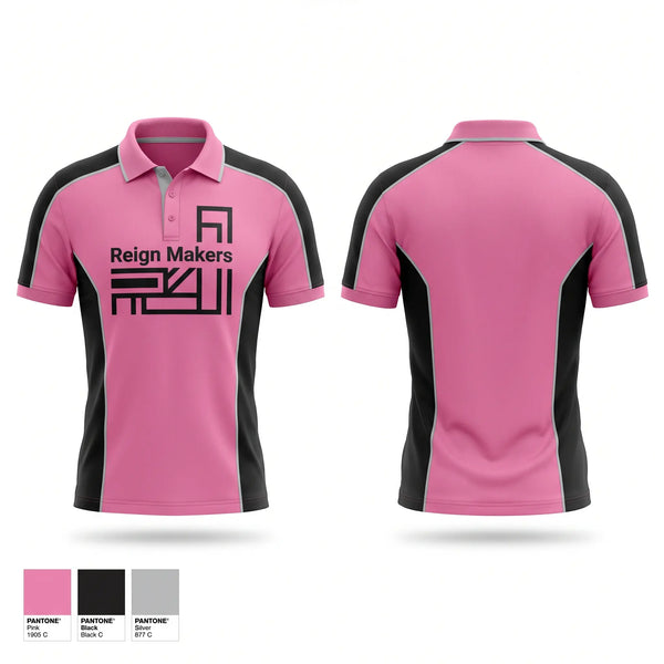 Short Sleeve Performance Polo, Reign Makers, Women's Basketball, Teamtime, Team time, sublimation, custom sports apparel, team uniforms, spirit wear, spiritwear, sports uniforms, custom shirts, team store, custom team store, fundraiser sports, apparel fundraiser