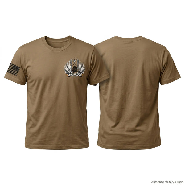 Old School Cotton Feel Shirt, 110 SFS, National Guard, Teamtime, Team time, sublimation, custom sports apparel, team uniforms, spirit wear, spiritwear, sports uniforms, custom shirts, team store, custom team store, fundraiser sports, apparel fundraiser