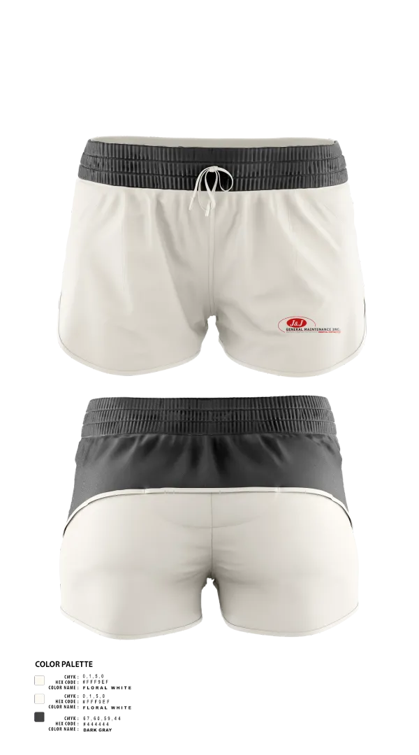 Womens Shorts, J &J GMI, , Teamtime, Team time, sublimation, custom sports apparel, team uniforms, spirit wear, spiritwear, sports uniforms, custom shirts, team store, custom team store, fundraiser sports, apparel fundraiser