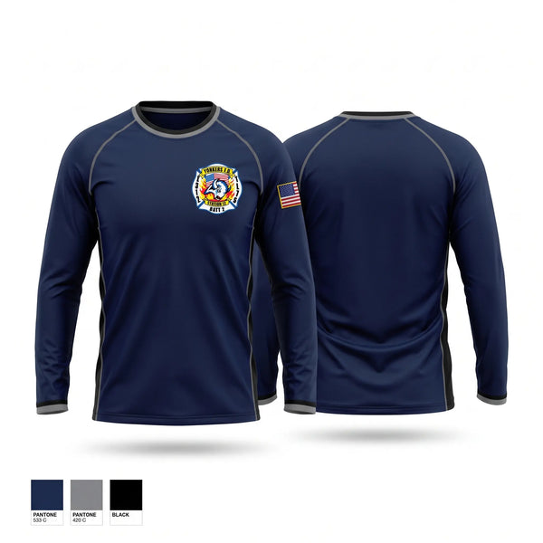 Long Sleeve Performance Shirt, Yonkers Fire Department, Fire Department, Teamtime, Team time, sublimation, custom sports apparel, team uniforms, spirit wear, spiritwear, sports uniforms, custom shirts, team store, custom team store, fundraiser sports, apparel fundraiser