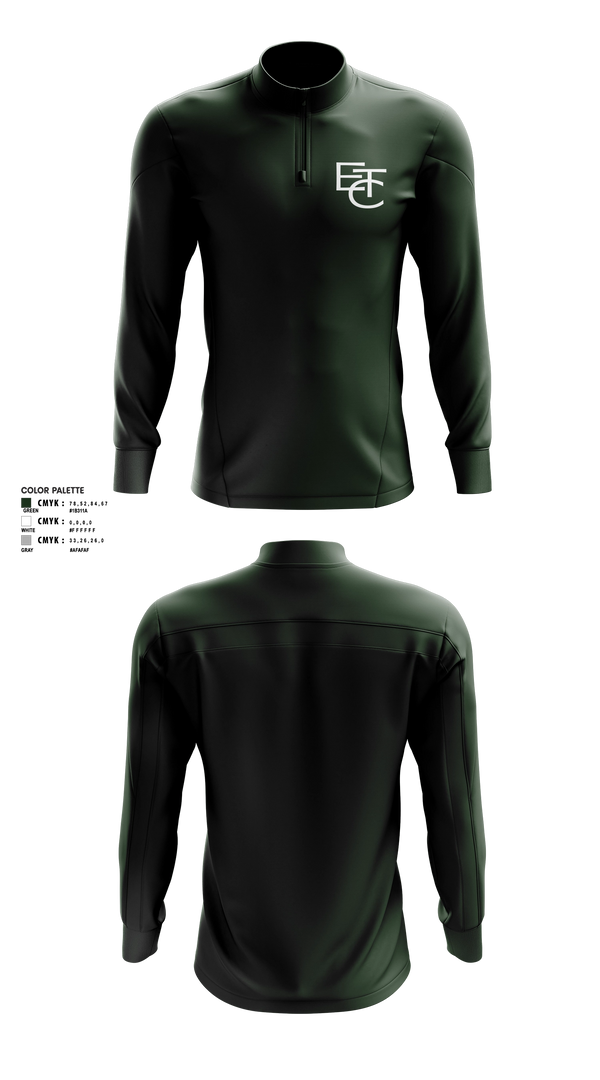 Quarter Zip Jacket, Endeavour Training Club, , Teamtime, Team time, sublimation, custom sports apparel, team uniforms, spirit wear, spiritwear, sports uniforms, custom shirts, team store, custom team store, fundraiser sports, apparel fundraiser