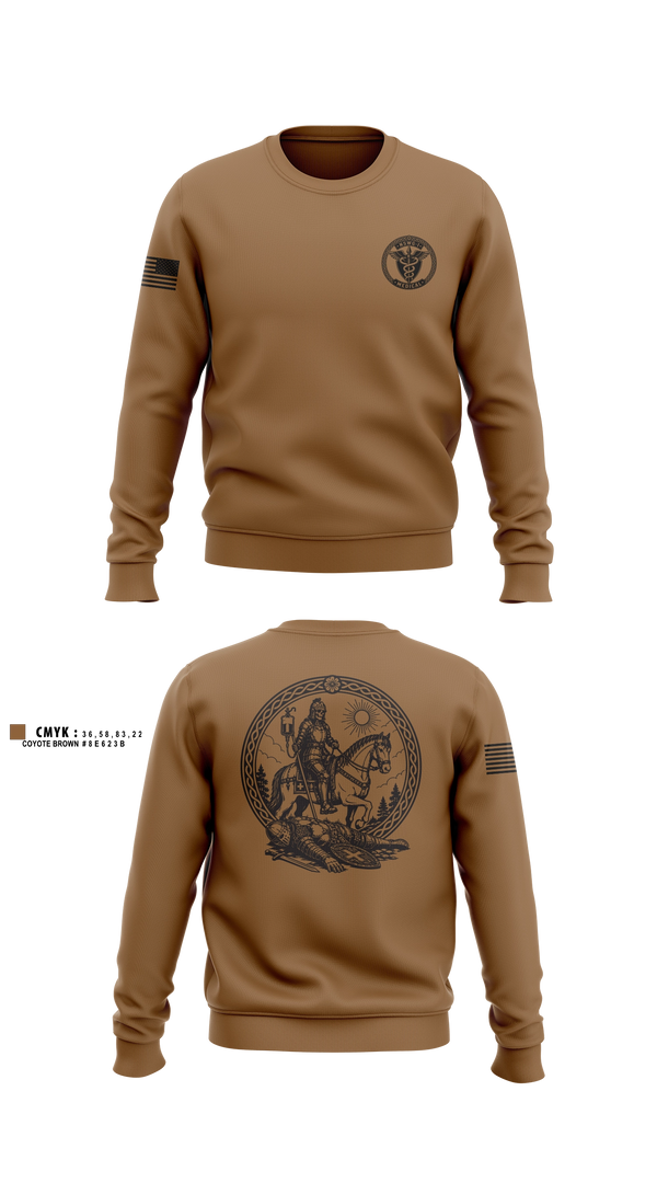 Crew Neck Sweatshirt, NSWG-1 Medical, Navy, Teamtime, Team time, sublimation, custom sports apparel, team uniforms, spirit wear, spiritwear, sports uniforms, custom shirts, team store, custom team store, fundraiser sports, apparel fundraiser