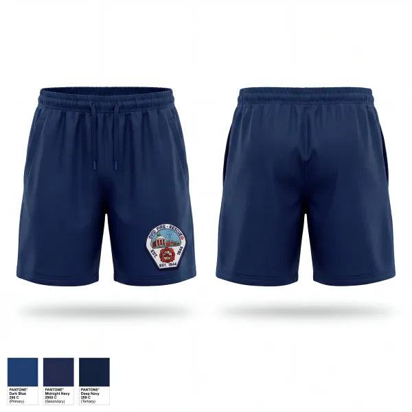 Athletic Shorts With Pockets, Ovid Fire Dept, Fire Department, Teamtime, Team time, sublimation, custom sports apparel, team uniforms, spirit wear, spiritwear, sports uniforms, custom shirts, team store, custom team store, fundraiser sports, apparel fundraiser