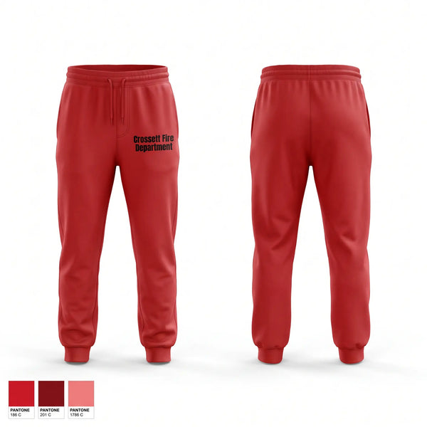 Sweatpants, Crossett Fire Department, Fire Department, Teamtime, Team time, sublimation, custom sports apparel, team uniforms, spirit wear, spiritwear, sports uniforms, custom shirts, team store, custom team store, fundraiser sports, apparel fundraiser