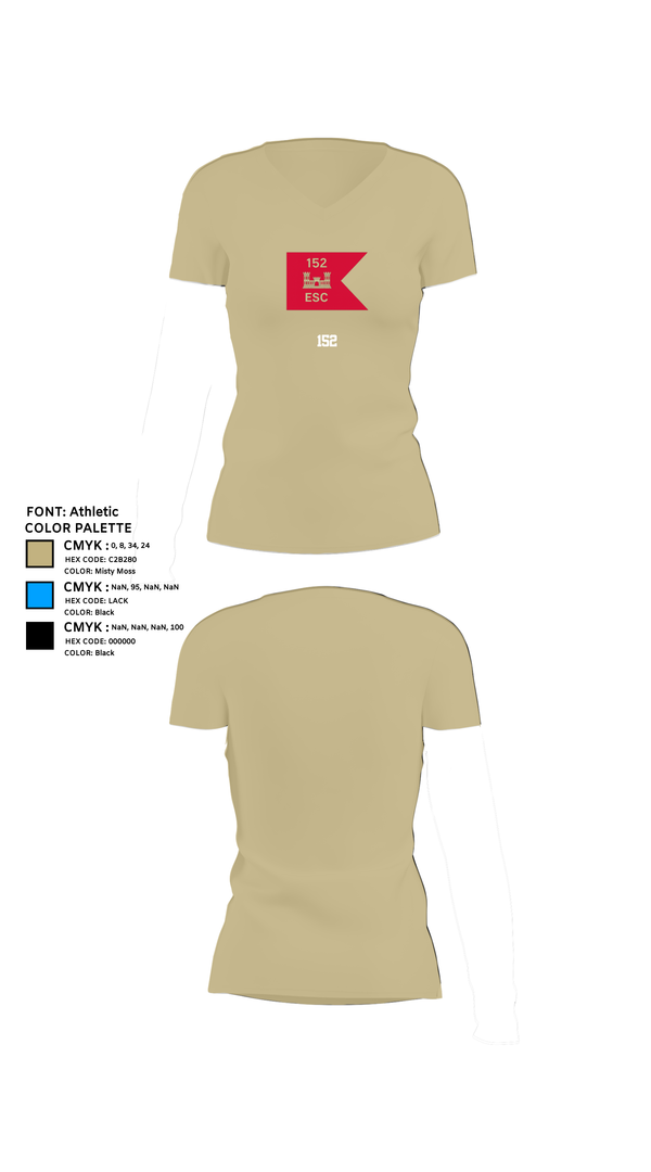 Womens Short Sleeve Vneck Shirt, 152, Army, Teamtime, Team time, sublimation, custom sports apparel, team uniforms, spirit wear, spiritwear, sports uniforms, custom shirts, team store, custom team store, fundraiser sports, apparel fundraiser