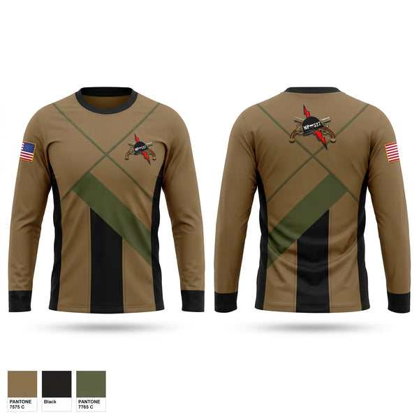 Long Sleeve Performance Shirt, 527 Military Police Company, Army, Teamtime, Team time, sublimation, custom sports apparel, team uniforms, spirit wear, spiritwear, sports uniforms, custom shirts, team store, custom team store, fundraiser sports, apparel fundraiser