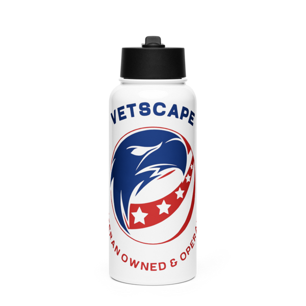 Vetscape and Property Maintenance LLC 10217073 Stainless Steel Water Bottle with a Straw Lid