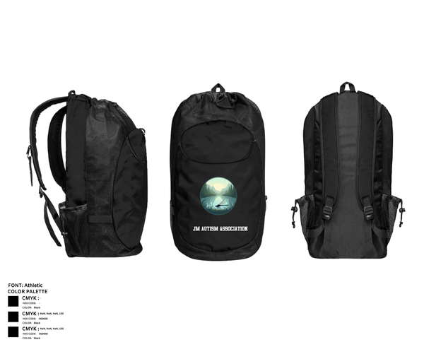 Gear Bag, JM Autism association, , Teamtime, Team time, sublimation, custom sports apparel, team uniforms, spirit wear, spiritwear, sports uniforms, custom shirts, team store, custom team store, fundraiser sports, apparel fundraiser