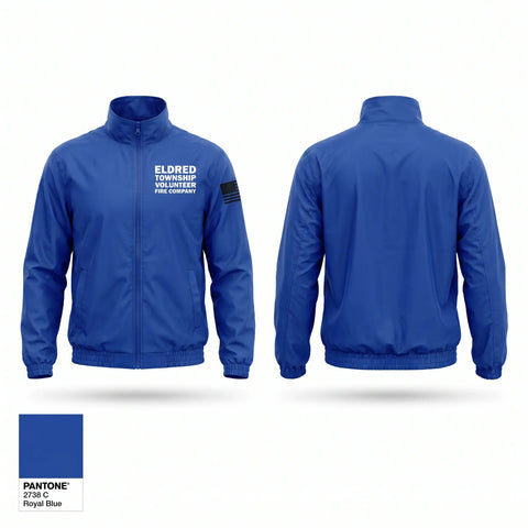 Windbreaker, Eldred Township Volunteer Fire Company, Fire Department, Teamtime, Team time, sublimation, custom sports apparel, team uniforms, spirit wear, spiritwear, sports uniforms, custom shirts, team store, custom team store, fundraiser sports, apparel fundraiser
