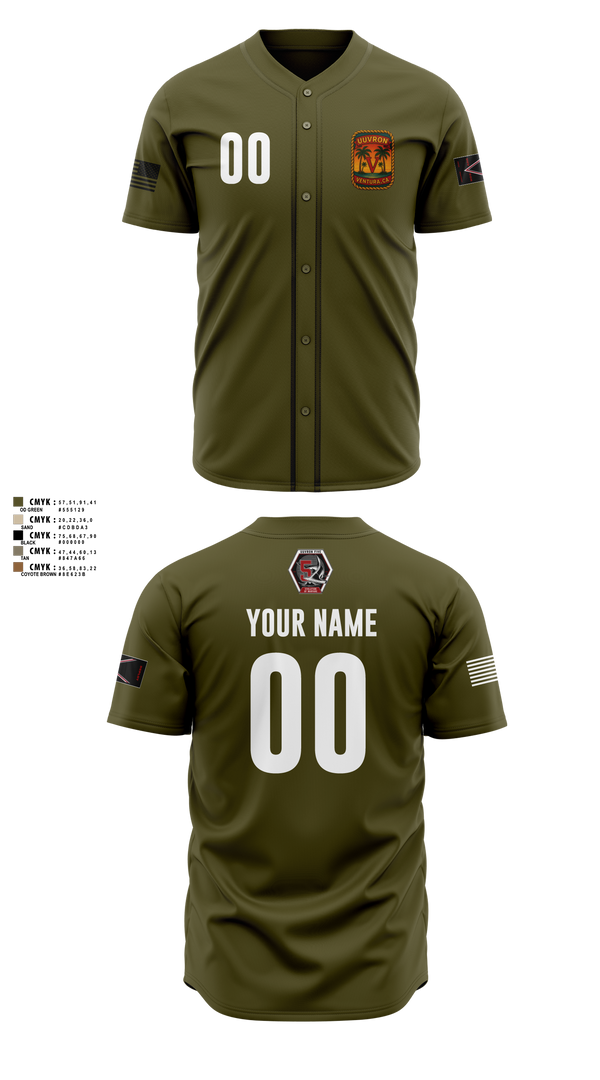 Full Button Softball Jersey, UUVRON 5, Navy, Teamtime, Team time, sublimation, custom sports apparel, team uniforms, spirit wear, spiritwear, sports uniforms, custom shirts, team store, custom team store, fundraiser sports, apparel fundraiser