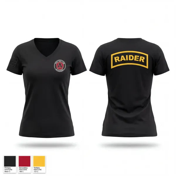 Womens Short Sleeve Vneck Shirt, Dalton Jrotc, Army, Teamtime, Team time, sublimation, custom sports apparel, team uniforms, spirit wear, spiritwear, sports uniforms, custom shirts, team store, custom team store, fundraiser sports, apparel fundraiser