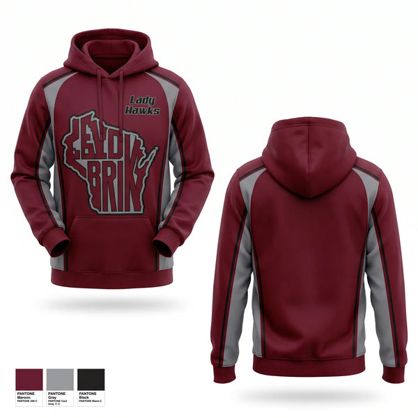 Hoodie, Lady Hawks, Softball, Teamtime, Team time, sublimation, custom sports apparel, team uniforms, spirit wear, spiritwear, sports uniforms, custom shirts, team store, custom team store, fundraiser sports, apparel fundraiser