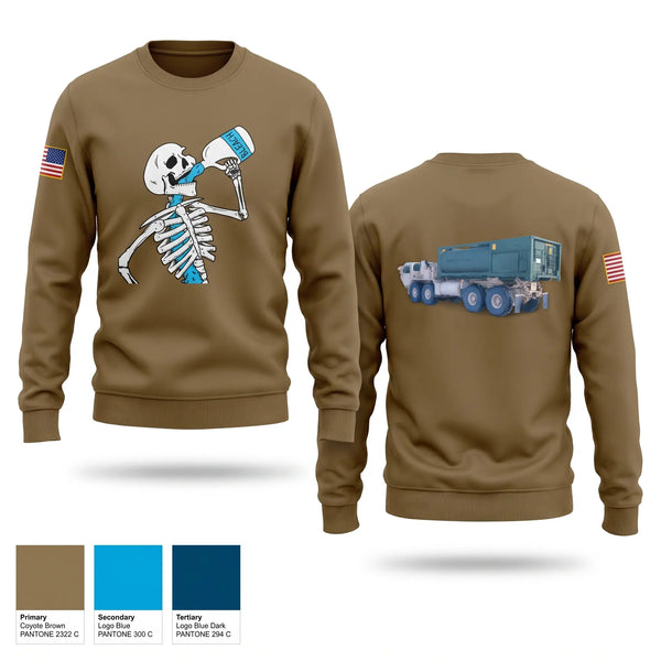 Crew Neck Sweatshirt, Water dawgs 4-1, Army, Teamtime, Team time, sublimation, custom sports apparel, team uniforms, spirit wear, spiritwear, sports uniforms, custom shirts, team store, custom team store, fundraiser sports, apparel fundraiser