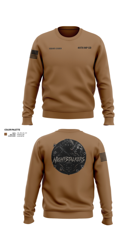 Crew Neck Sweatshirt, 411TH MP CO, Army, Teamtime, Team time, sublimation, custom sports apparel, team uniforms, spirit wear, spiritwear, sports uniforms, custom shirts, team store, custom team store, fundraiser sports, apparel fundraiser