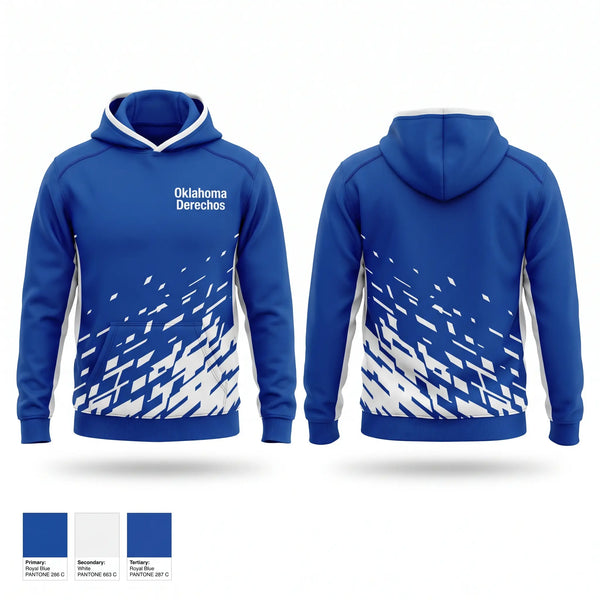 Hoodie, Oklahoma Derechos, Baseball, Teamtime, Team time, sublimation, custom sports apparel, team uniforms, spirit wear, spiritwear, sports uniforms, custom shirts, team store, custom team store, fundraiser sports, apparel fundraiser